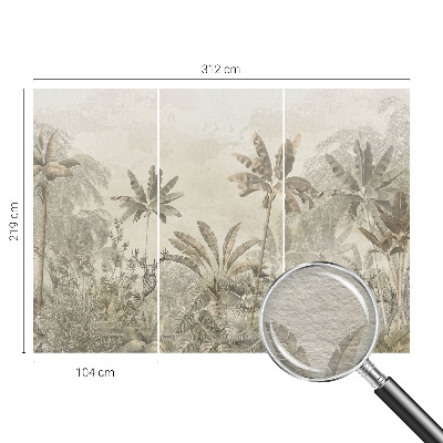 Groot fotobehang Tropische jungle