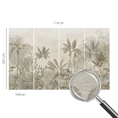 Groot fotobehang Tropische jungle