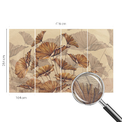 Vliesbehang fotobehang Herfstachtige elegantie