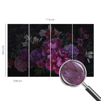 Fotobehang vliesbehang Bloemige elegantie