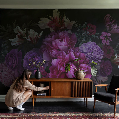 Fotobehang vliesbehang Bloemige elegantie