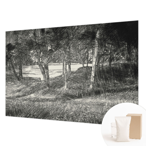 Fotobehang vlies met een vredig landschap