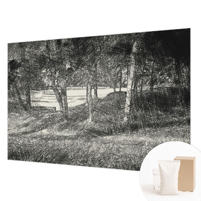 Fotobehang vlies met een vredig landschap