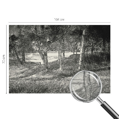 Fotobehang vlies met een vredig landschap