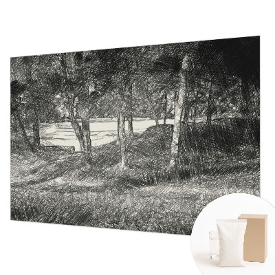 Fotobehang vlies met een vredig landschap