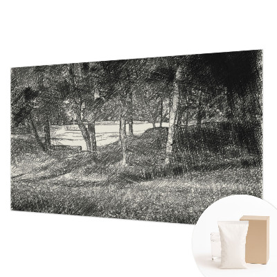 Fotobehang vlies met een vredig landschap