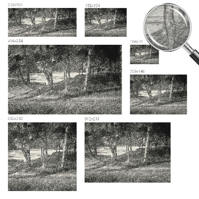 Fotobehang vlies Een vredig landschap