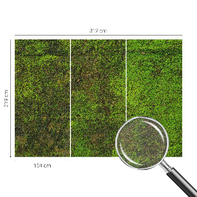 Fotobehang op maat Groene loper