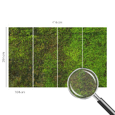 Fotobehang op maat Groene loper