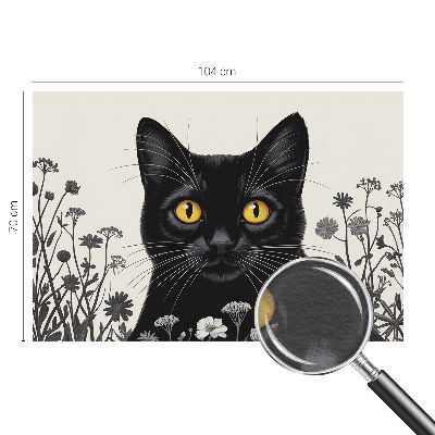 Fotobehang slaapkamer Kattenbloemen