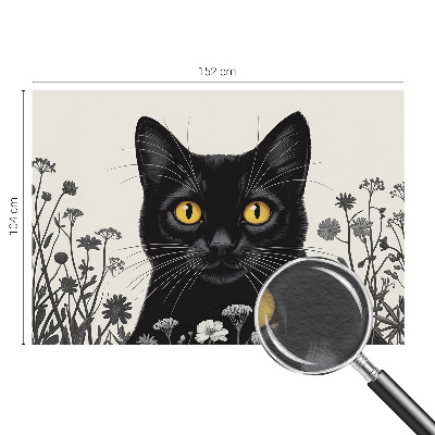 Fotobehang slaapkamer Kattenbloemen