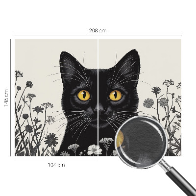 Fotobehang slaapkamer Kattenbloemen