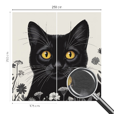 Fotobehang slaapkamer Kattenbloemen