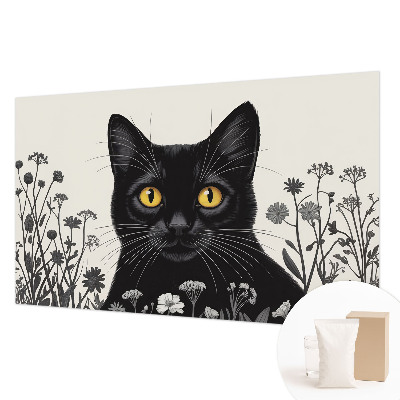 Fotobehang slaapkamer Kattenbloemen