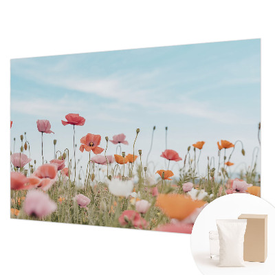 Fotobehang voor slaapkamer Klaprozen