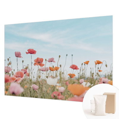 Fotobehang voor slaapkamer Klaprozen