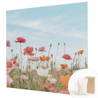 Fotobehang voor slaapkamer Klaprozen
