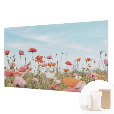 Fotobehang voor slaapkamer Klaprozen