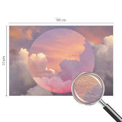 Fotobehang voor de slaapkamer Etherische wolken