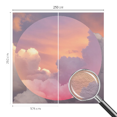 Fotobehang voor de slaapkamer Etherische wolken