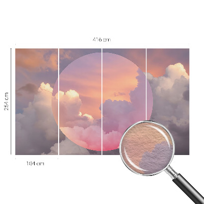 Fotobehang voor de slaapkamer Etherische wolken