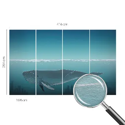 Modern fotobehang voor de woonkamer met het Waterharmonie-motief