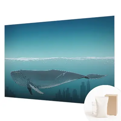 Modern fotobehang voor de woonkamer met het Waterharmonie-motief