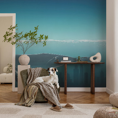Modern fotobehang voor de woonkamer Waterharmonie