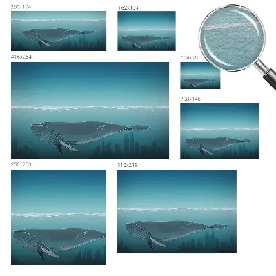Modern fotobehang voor de woonkamer met het Waterharmonie-motief