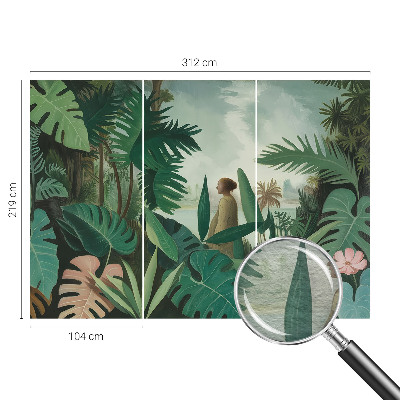 Luxe fotobehang Exotische jungle