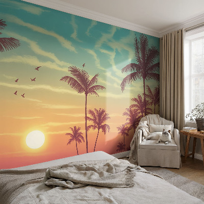 Premium fotobehang Tropisch landschap