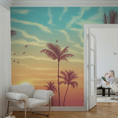 Premium fotobehang Tropisch landschap