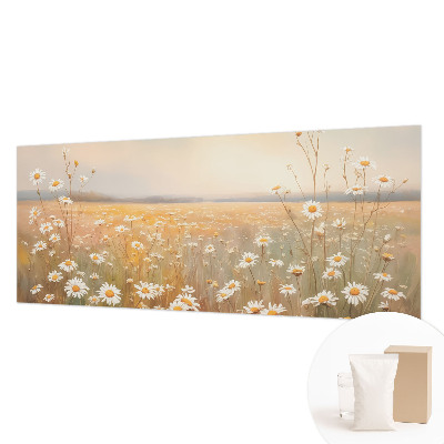 Uniek fotobehang met een bloemenweide als print