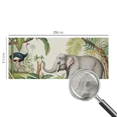 Fotobehang vliesbehang met een exotische scène