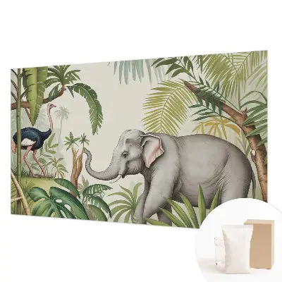 Fotobehang vliesbehang met een exotische scène