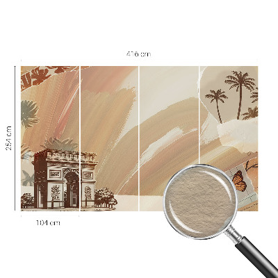 Muur behang Exotische reis