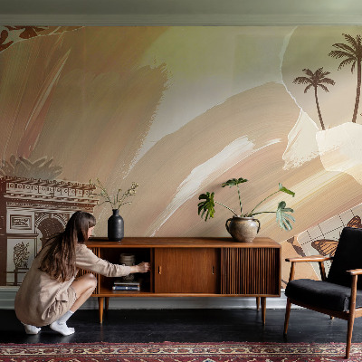 Muur behang Exotische reis