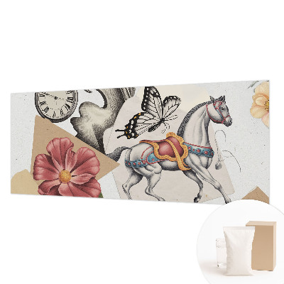 Behang met print Vintage bloemen