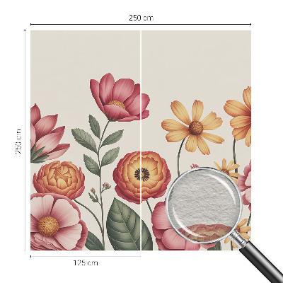 Fotobehang op maat Bloemarrangement