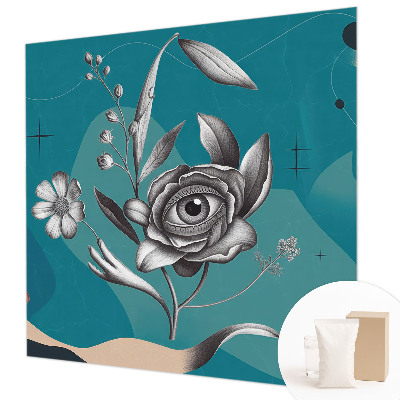 Naadloos fotobehang Bloem oog
