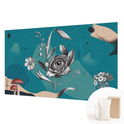 Naadloos fotobehang Bloem oog