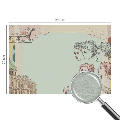 Fotobehang naadloos Klassieke collage