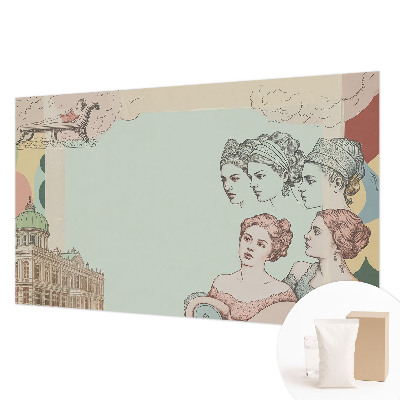 Fotobehang naadloos Klassieke collage