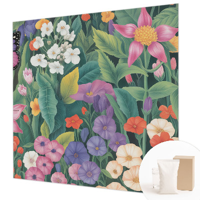 Fotobehang slaapkamer Bloemenexplosie