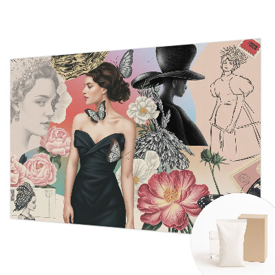 Modern fotobehang Bloemen en portretten