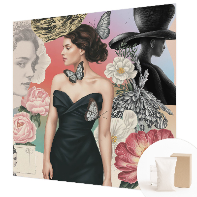 Modern fotobehang Bloemen en portretten