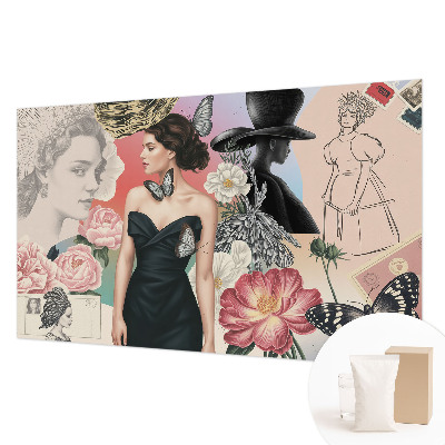 Modern fotobehang Bloemen en portretten