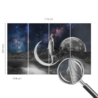 Modern fotobehang voor de woonkamer Nachtdromen