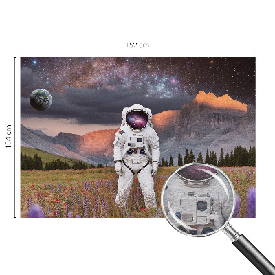 Fotobehang voor de slaapkamer Kosmisch landschap