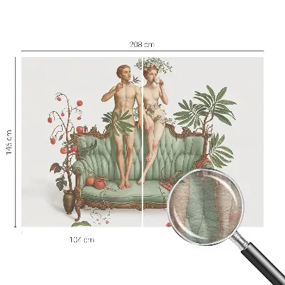 Luxe fotobehang met een mysterieuze en elegante uitstraling